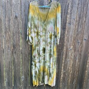 Young Fabulous & Broke Olive tie-dye dress
